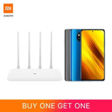 €183 with coupon for Xiaomi POCO X3 Smartphone Global Version 6/64GB（Get Router 4A for Free Gift) from EU warehouse GSHOPPER