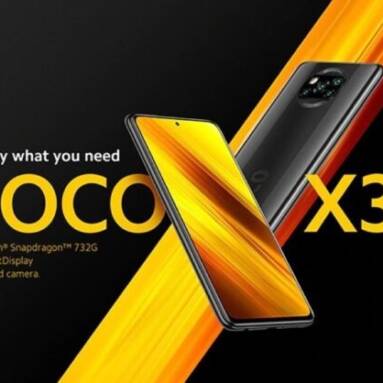 €177 with coupon for Xiaomi POCO X3 4G Smartphone 6.67 inch Snapdragon 732G Octa-core CPU 64MP + 13MP + 2MP + 2MP 5160mAh Battery Capacity Support NFC – Gray 6+64GB from GEARBEST