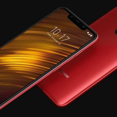 €265 with coupon for Xiaomi Pocophone F1 4G Phablet Global Version 6GB RAM – RED from GEARBEST