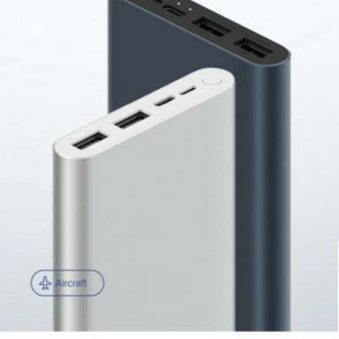 €17 with coupon for Xiaomi Power Bank 3 10000mAh Upgrade with 3 * Output USB-C Two Way Quick Charge 18W Power Bank from EU CZ warehouse BANGGOOD