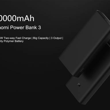 €36 with coupon for Xiaomi Power Bank 3 Pro 20000mAh USB-C Two-way 45W QC3.0 Fast Charge Power Bank for Mobile Phone from EU CZ warehouse BANGGOOD