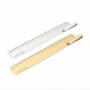 Xiaomi RUMA Bookmark Measuring Tool 15cm Stainless Steel Metal Straight Ruler Office School - Champagne