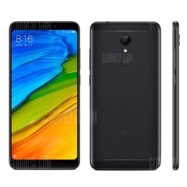 $129 with coupon for Xiaomi Redmi 5 4G Phablet Global Version  –  BLACK from GearBest