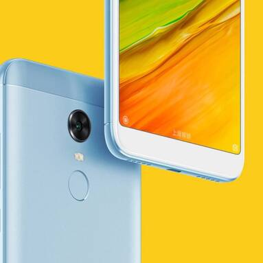 €132 with coupon for Xiaomi Redmi 5 Plus 4G Phablet 3GB RAM Global Version – BLUE from GearBest