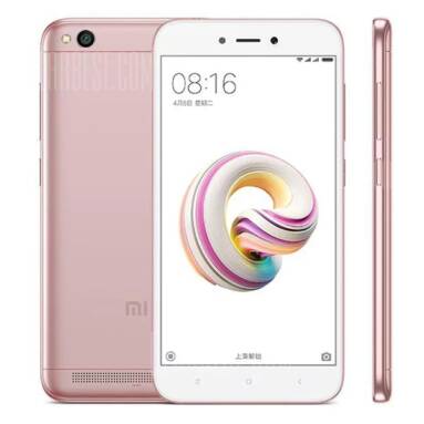 $84 with coupon for Xiaomi Redmi 5A 4G Smartphone 2GB RAM Global Version  –  ROSE GOLD from GearBest