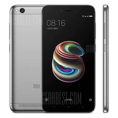 $92 with coupon for Xiaomi Redmi 5A 4G Smartphone Global Version  –  GRAY from GearBest