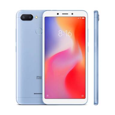 €127 with coupon for Xiaomi Redmi 6 5.45 Inch 4G LTE Smartphone 3GB 32GB  from GEEKBUYING