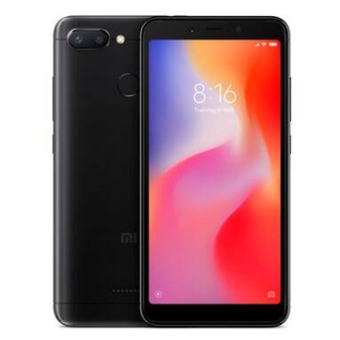 €105 with coupon for Xiaomi Redmi 6 Global Version 5.45 inch 3GB RAM 64GB ROM 4G Smartphone from BANGGOOD