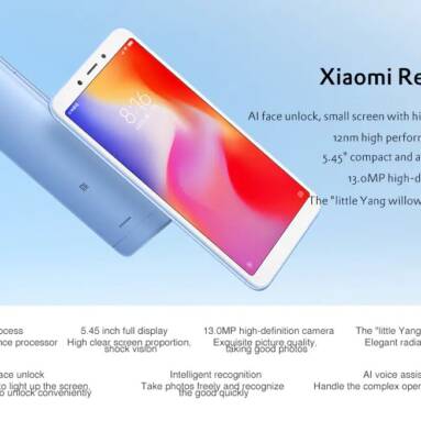 $79 with coupon for Xiaomi Redmi 6A 4G Smartphone 2GB RAM 16GB ROM Global Version from GEARVITA