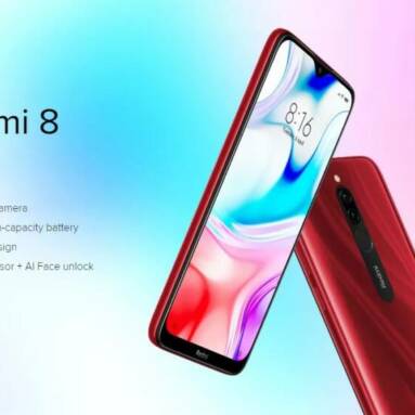 €97 with coupon for Xiaomi Redmi 8 Smartphone 3+32GB Onyx Black EU – Black 3+32GB from GEARBEST