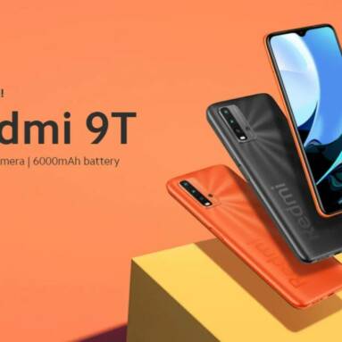 €145 with coupon for Xiaomi Redmi 9T 4GB 64GB Smartphone World Premiere Global Version Non NFC – Orange Official Standard from GEARBEST