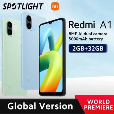 €68 with coupon for Xiaomi Redmi A1 smartphone Global version 2 GB + 32 GB from EU warehouse ALIEXPRESS