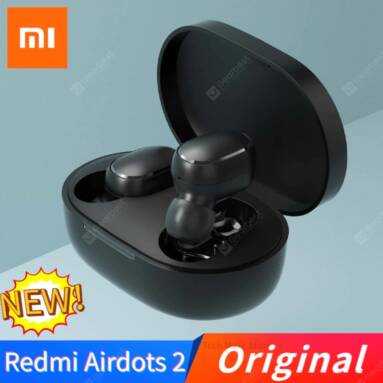€15 with coupon for Xiaomi Redmi AirDots 2 TWS Wireless Stereo Bluetooth 5.0 Earphone Noise Reduction Handsfree from GEARBEST