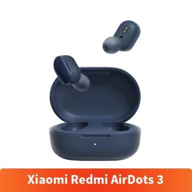 €36 with coupon for Xiaomi Redmi AirDots 3 TWS Wireless Bluetooth 5.2 Earphone Hybrid Vocalism Mi True Wireless Headset CD-level Sound Quality – Blue from GEARBEST