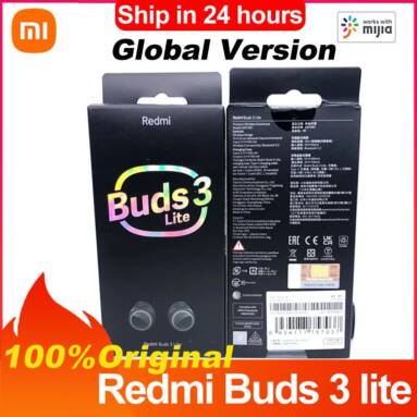 €29 with coupon for Xiaomi Redmi Buds 3 Lite Earphone Global Version True Wireless Bluetooth 5.2 TWS Headphones Men Women Airdots Headset from EU warehouse GSHOPPER