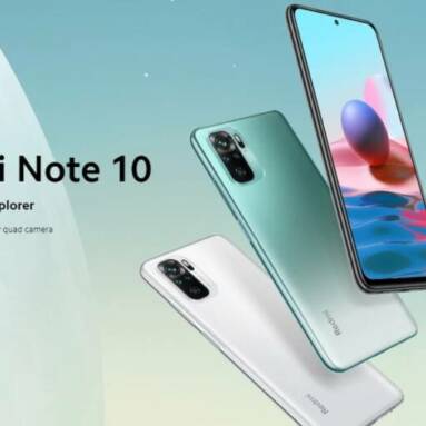 €165 with coupon for Xiaomi Redmi Note 10 Mobile Phone Global Version 4 RAM 128 ROM Green from EU warehouse GSHOPPER