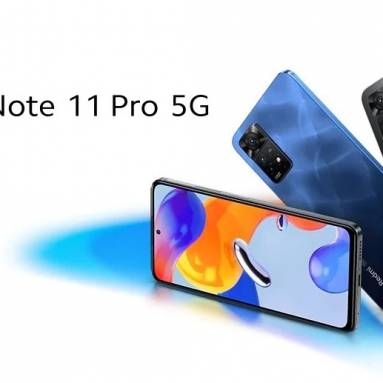 €264 with coupon for Redmi Note 11 Pro Smartphone 6/128GB Global Version from EU warehouse GOBOO