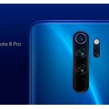 €187 with coupon for Xiaomi Redmi Note 8 Pro Smartphone Global Version 6+64GB Blue EU from GEARBEST