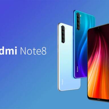 €147 with coupon for Xiaomi Redmi Note 8 Smartphone Global Version 4+64GB Blue EU – Blue EU Plug from GEARBEST