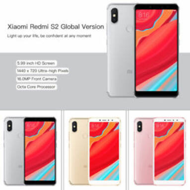€107 with coupon for Xiaomi Redmi S2 Global Version 4GB RAM 64GB ROM Smartphone EU (SPAIN) WAREHOUSE from BANGGOOD