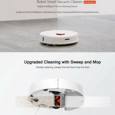 €329 with coupon for roborock S50 Smart Robot Vacuum Cleaner – WHITE ROBOROCK S50 SECOND-GENERATION INTERNATIONAL VERSION EU GERMANY WAREHOUSE from GEARBEST