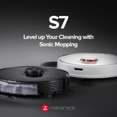 €459 with coupon for Roborock S7 Robot Vacuum Cleaner Sonic Mopping Ultrasonic Carpet Clean APP Control Mop Lifting Unbeatable Cleaning from EU warehouse GSHOPPER (for ES PT only)