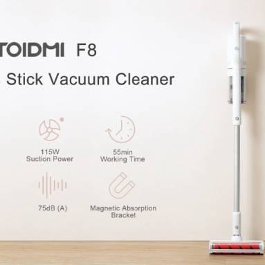 €160 with coupon for Xiaomi Roidmi F8 Smart Vacuum Cleaner App Remote Control 2500mAH Lithium-ion Battery with LED Night Light for Home International Version EU CZ warehouse from BANGGOOD