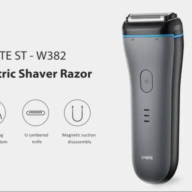 $39 with coupon for Xiaomi SMATE ST-W382 Waterproof Men Electric Shaver from GEARVITA