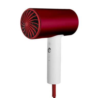 €54 with coupon for Xiaomi SOOCAS H3S Anion Hair Dryer Negative Ion 360-degree Rotatable Red Quick Dry Hair Dryer from BANGGOOD