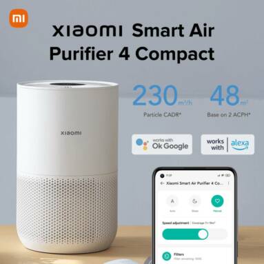€148 with coupon for Xiaomi Smart Air Purifier 4 Compact from EU warehouse GSHOPPER (free gift air purifier cartridge)