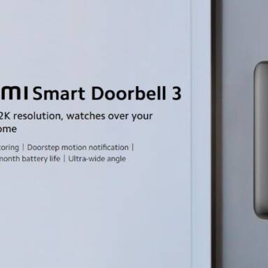 €63 with coupon for Xiaomi Smart Doorbell 3 from GSHOPPER