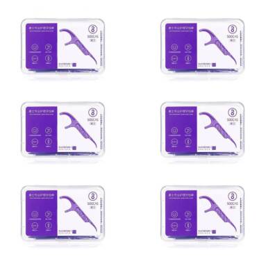 €7 with coupon for 300pcs Xiaomi Soocas Professional Dental Flosser Ergonomic Design FDA Testing Food Grade from BANGGOOD