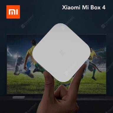 €46 with coupon for Xiaomi TV Box 4 4K HDR Android 8.1 Ultra HD 2G 8G Set Top Box 4 WIFI Google Cast Netflix IPTV Breeder Medios from GEARBEST