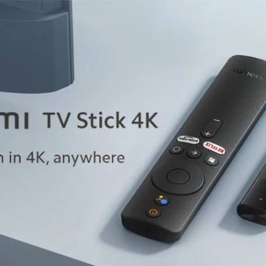 €39 with coupon for Global Version Xiaomi Mi TV Stick 4K Android 11 Portable Streaming Media 2GB 8GB Multi Language BT5.0 TV Dongle from GSHOPPER