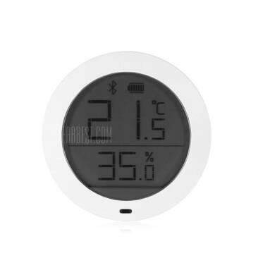 $9 with coupon for Xiaomi Thermostat Accuracy Temperature Humidity Monitor  –  WHITE from GearBest