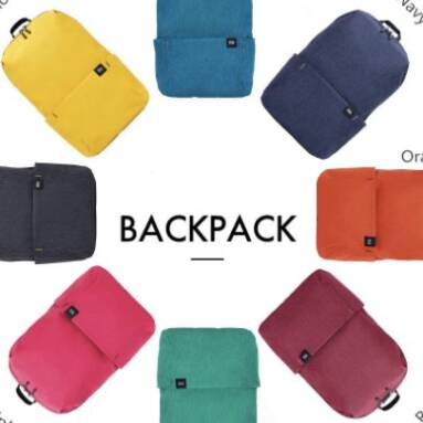 €7 with coupon for Xiaomi Mi Backpack 10L  Water-resistant from GSHOPPER