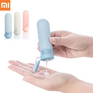€6 with coupon for Xiaomi U 3Pcs/Set 50ml Portable Silicone Squishy Bottles Cosmetic Shampoo Shower Gel BPA Free Outdoor Travel from BANGGOOD