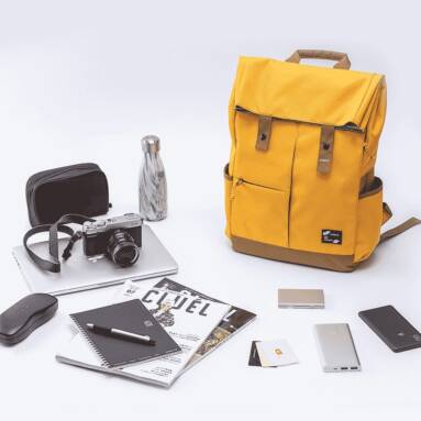 €35 with coupon for Xiaomi Urevo 13L College School Leisure Backpack 15.6 Inch Waterproof Laptop Bag Rucksack Outdoor Travel – Yellow from BANGGOOD
