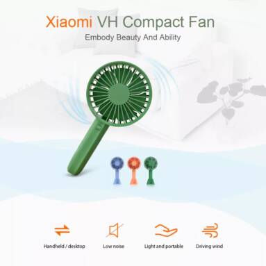 $9 with coupon for Xiaomi VH Portable Handhold Fan – GRAY from GearBest