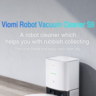 423 يورو مع كوبون لـ VIOMI S9 Robot Vacuum Cleaner مع 950W ذكي Auto Dust Collection LED Display 2700Pa كنس ومسح السجاد الأرضي من مستودع الاتحاد الأوروبي WIIBUYING