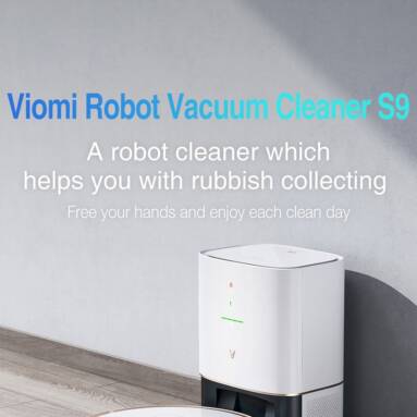 €423 with coupon for VIOMI S9 Robot Vacuum Cleaner with 950W Intelligent Auto Dust Collection LED Display 2700Pa Floor Carpet Sweeping and Mopping from EU warehouse WIIBUYING