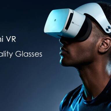 $62 with coupon for Original Xiaomi VR 3D Glasses with Remote Controller from GearBest