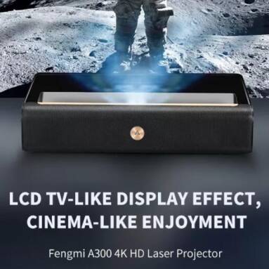 €1699 with coupon for Xiaomi FENGMI WEMAX A300 4K ALPD Ultra Short Throw Laser Projector 250nit 4000:1 Contrast Ratio Support HDR Voice Control Cinema Theater Projector from EU CZ warehouse BANGGOOD