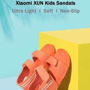 €21 with coupon for Xiaomi XUN Kids Sandals Ultra light Soft Non-slip Durable Outdoor Activities Sports Sandals Slippers from BANGGOOD
