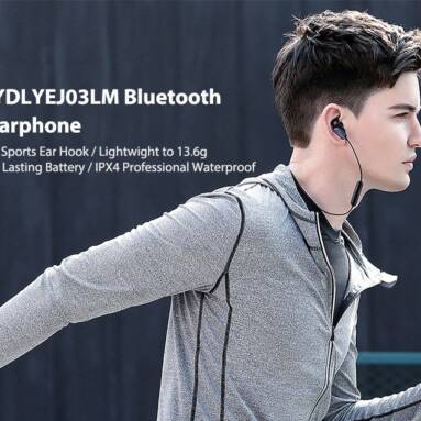 $17 with coupon for Xiaomi YDLYEJ03LM In-ear Sports Earphone Bluetooth Earbuds Youth Edition – BLACK from GearBest