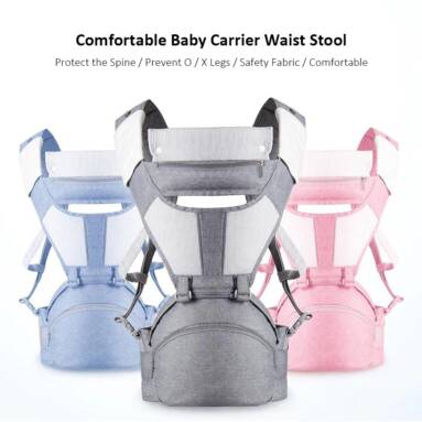 €39 with coupon for Xiaomi Youpin Multi-function Baby Carrier Waist Stool – DARK GRAY from GearBest