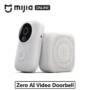 Xiaomi Zero AI Face Identification 720P IR Night Vision Video Doorbell Set Motion Detection SMS Push Intercom Free Cloud Storage