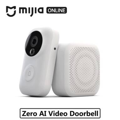 €42 with coupon for Xiaomi AI Face Identification 720P IR Night Vision Video Doorbell Set from GEARVITA