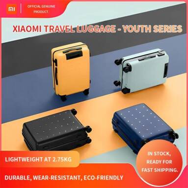 €92 with coupon for Xiaomi suitcase youth version suitcase for men and women 20/24 inch from GSHOPPER