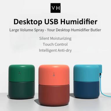 $15 with coupon for Xiaomi youpin VH Diffuse Desktop USB Humidifier – GRAY from GearBest